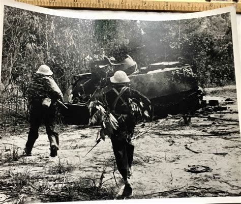 X Photograph Of Viet Cong Rpg Team In Staged Firefight Enemy Militaria