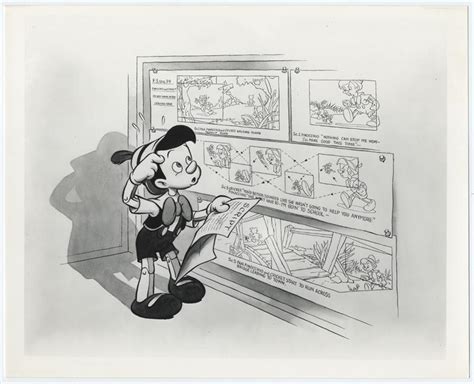 Walt Disney Productions Pinocchio Storyboard