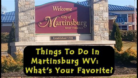 Things To Do In Martinsburg Wv Share Your Favorite Youtube