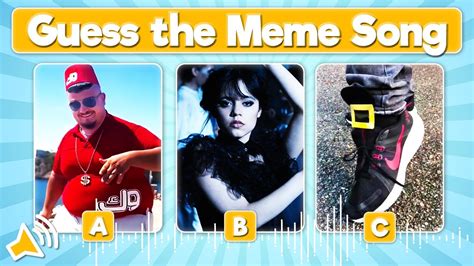 Guess The Meme Song 2023 Memes Quiz Youtube
