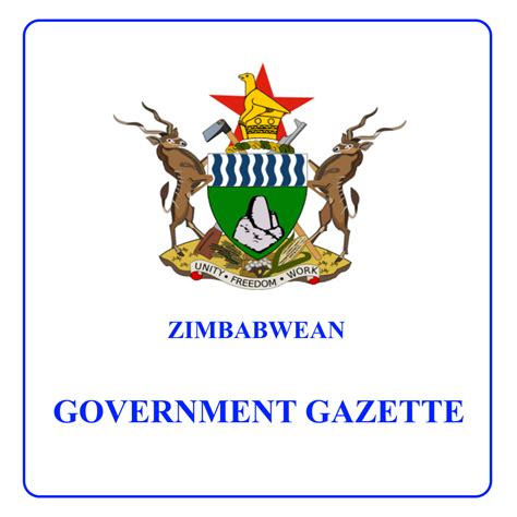 Zimbabwean Government Gazettes