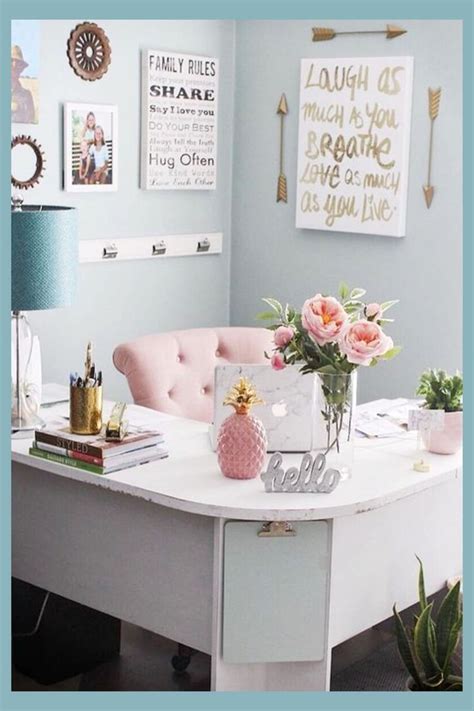 Home Office Ideas For Women On A Budget For A Beautiful Work Or