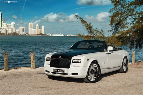 Royal Appearance Of Custom White Convertible Rolls Royce Phantom With