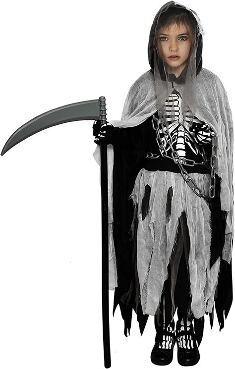 Buy Yoleshy Girls Grim Reaper Costume Kids Reaper Costume For Girls