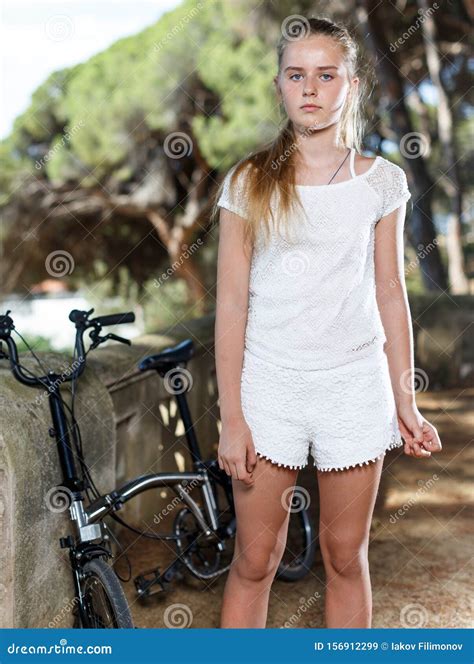 Portrait Of Beautiful Young Smiling Teen Girl Outdoor Stock Photo 366