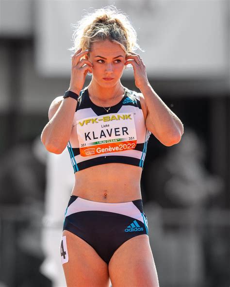 Dutch Sprinter Lieke Klaver R Hottestfemaleathletes