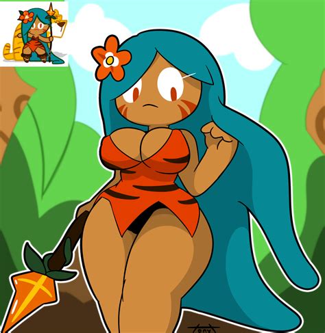 Tiger Lily Cookie Tonytoran Cookie Run Ovenbreak Thicc Drawing
