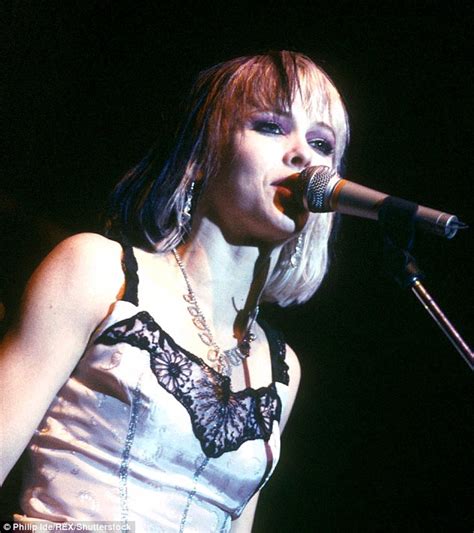 Berlin S Terri Nunn Shows Of Cleavage During La Gig Daily Mail Online