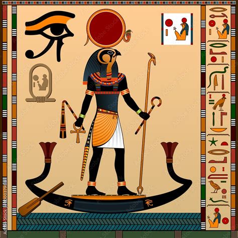 Religion Of Ancient Egypt Ra Is The Ancient Egyptian God Of The Sun Ra In The Solar Bark