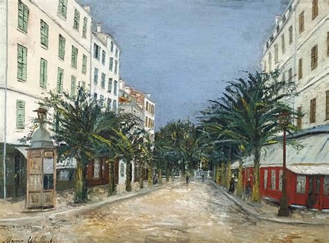 Maurice Utrillo Georges Seurat Pierre Bonnard Paris Painting Oil