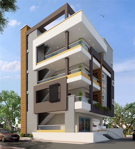 Apartment Design Building In 2020 Small Apartment Building