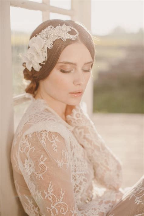 Jannie Baltzer S 2014 Collection Inspired By Nature Chic Vintage Brides Bridal Headpiece