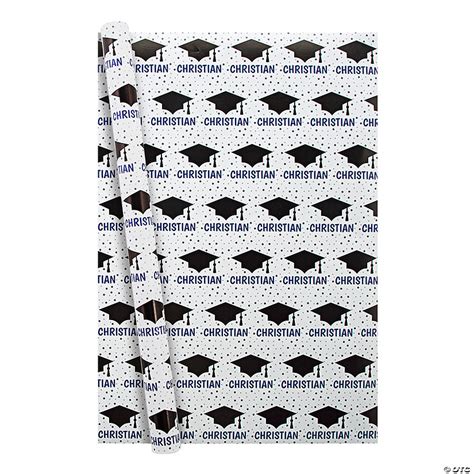 Personalized Graduation Wrapping Paper Oriental Trading