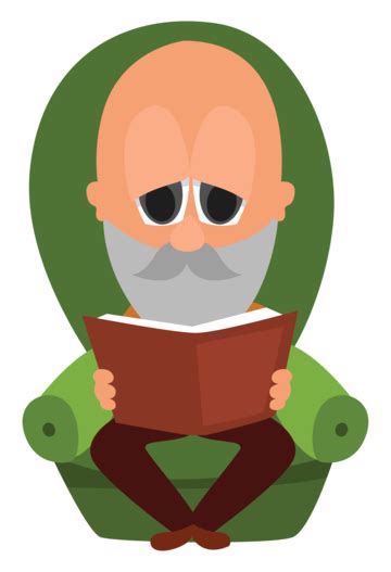 Illustrated Vector Of Bedtime Stories Against Man Story Isolated