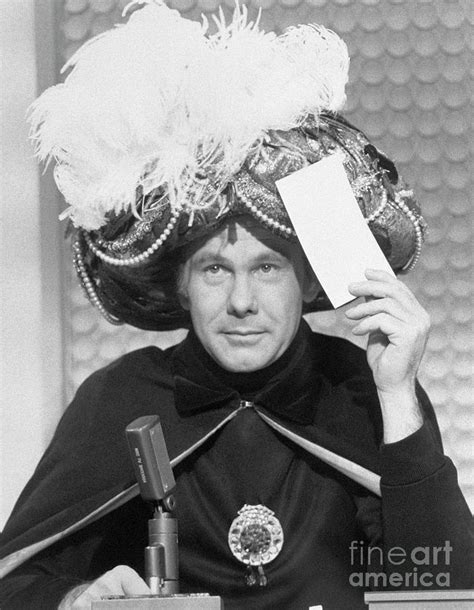 Television Host Johnny Carson As Carnac Photograph By Bettmann Pixels