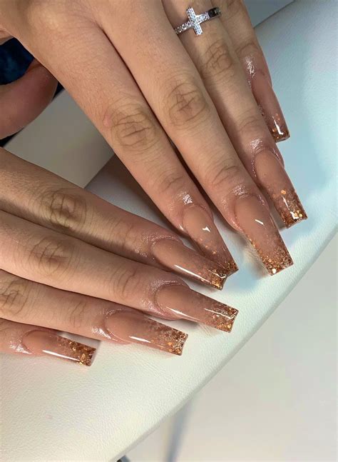 Kay The Nail Faerie On Twitter In Brown Acrylic Nails Tapered Square Nails Long Acrylic