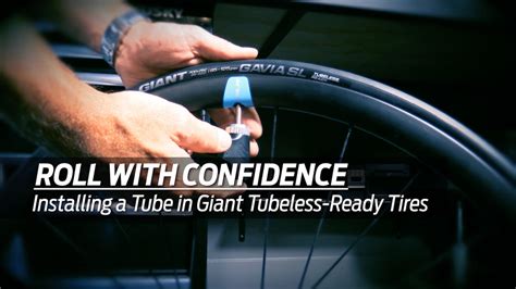 How To Install A Tube Into A Giant Gavia Tubeless Ready Bicycle Tire