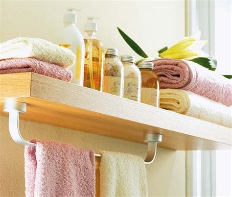 For storing towels, toilet paper and other bathroom items, consider installing a shelf, a cabinet or stacking baskets over the toilet to hold these items. 30 Creative and Practical DIY Bathroom Storage Ideas