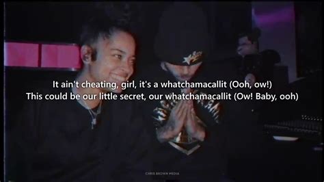 Chris Brown, Ella Mai Whatchamacallit Lyrics - YouTube