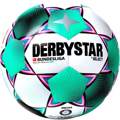 Der derbystar bundesliga ball geht in die dritte spielzeit und lässt es in sachen weiterentwicklung. DERBYSTAR Training Ball - Bundesliga Brillant Replica Light 20/21