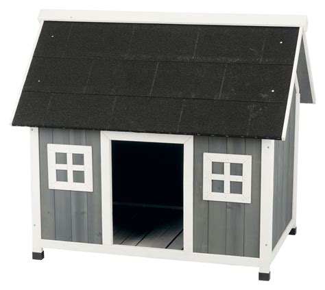 Trixie Natura Barn Style Dog House Gray Medium Large