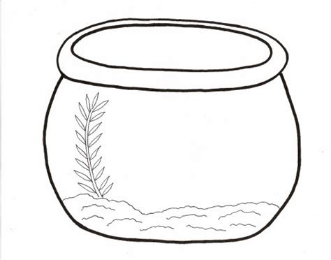 Older kids follow instructions in … Printable fish bowl patterns clip art image #33944