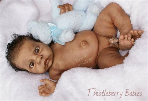 ♥ Thistleberry Babies Full Body Solid Silicone Baby Boy Beautifully