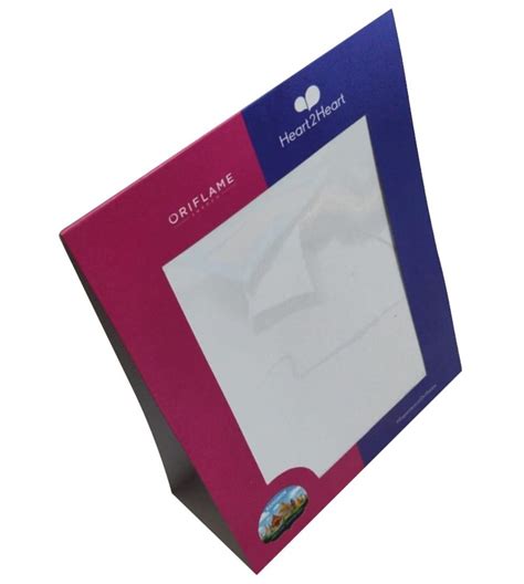 Whiteblue And Pink Paper Photo Frame For Decoration Size 8 X 6 Inch