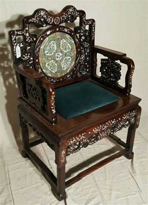 Find many varieties of an authentic piece of teak hand carved furniture available at 1stdibs. Antique Chinese Teak Wood/Rose Medallion Arm Chair. Elaborately decorated with mother of pearl ...