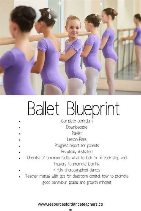 Ballet Blueprint Level 1 Resources For Dance Teachers Beginner