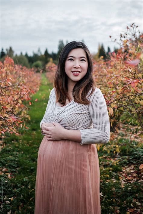 Portrait Of Pregnant Asian Woman Outdoor In A Park By Take A Pix Media Hot Sex Picture