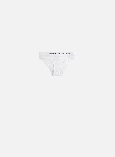 Tommy Hilfiger Underwear Sheer Flex Cotton Bikini White Spectrum