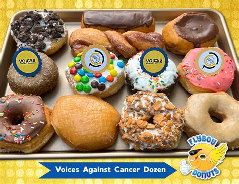 Voices Against Cancer Dozen Flyboy Donuts