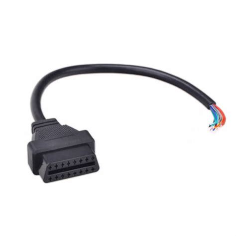 Obd2 Obd Ii 16 Pin Female Extension Connector To Open Plug Wire Scan
