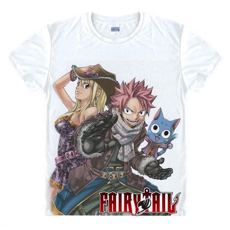 Fairy Tail T Shirts Lucy Natsu And Happy T Shirt Ipw Fairy Tail Store