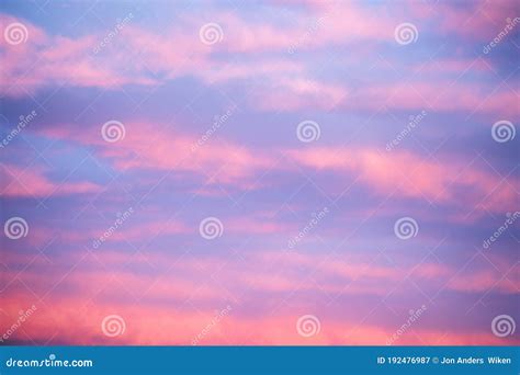 Pink Skies During Sunset Stock Image Image Of Dusk 192476987