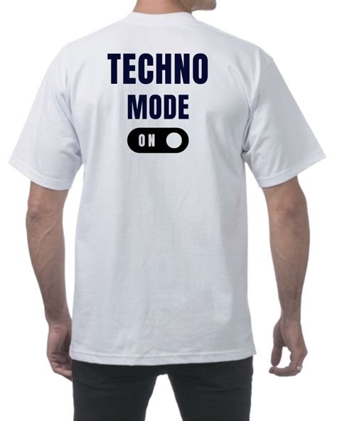 techno mode on t shirt ditm