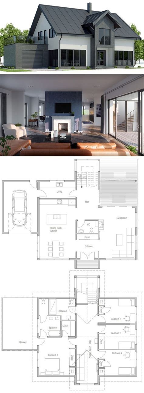Small Modern House Blueprint Qasboys