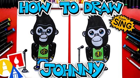 How To Draw Johnny From Sing Art For Kids Hub