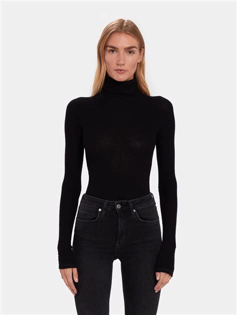 Free People All You Want Thermal Turtleneck Bodysuit Verishop