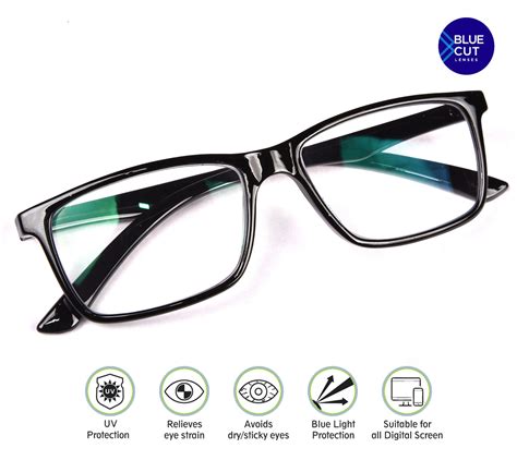 Buy Anti Blue Ray With Uv 400 Protection Glasses For Computer Tv Mobile