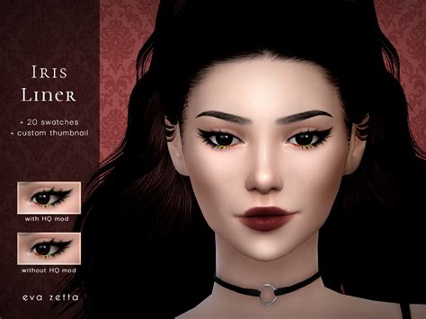 Iris Eyeliner By Eva Zetta From Tsr • Sims 4 Downloads