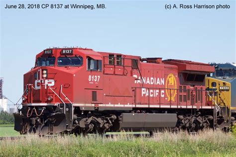 Cp 8137 At Winnipeg Mb