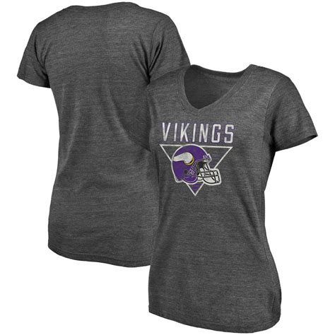 Womens Minnesota Vikings Nfl Pro Line By Fanatics Branded Heathered