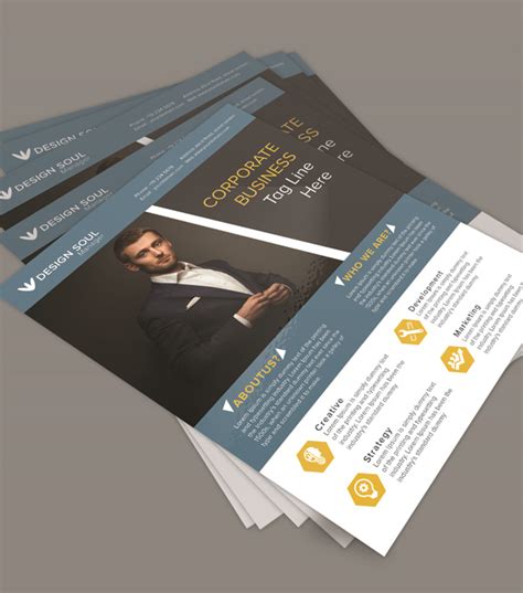 Every flyer tells a different story about a product or a service needed to be promoted or advertised. Free Corporate Business Flyer PSD Template | Freebies ...