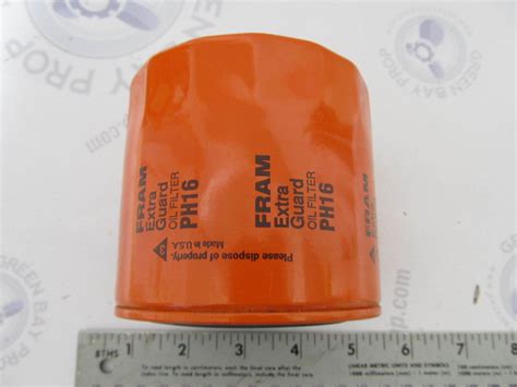 The fram filter is a ph 16. PH16 FRAM Extra Guard Engine Oil Filter | Green Bay ...