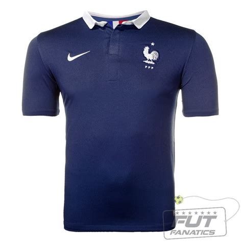 Este produto é um exemplar réplica premium de alta qualidade. Camisa Nike França Home 2014 - FutFanatics