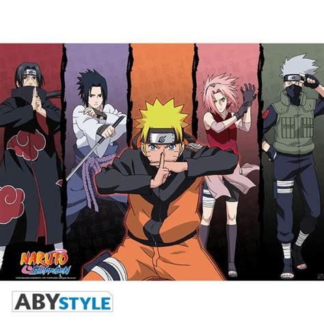 Naruto Shippuden Poster Shippuden Group 1 52 X 38 Cm Cdiscount Maison