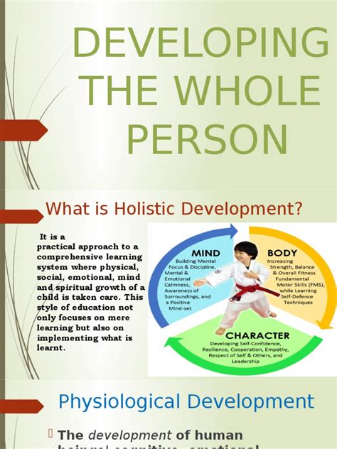 Developing The Whole Person Pdf Thought Developmental Psychology