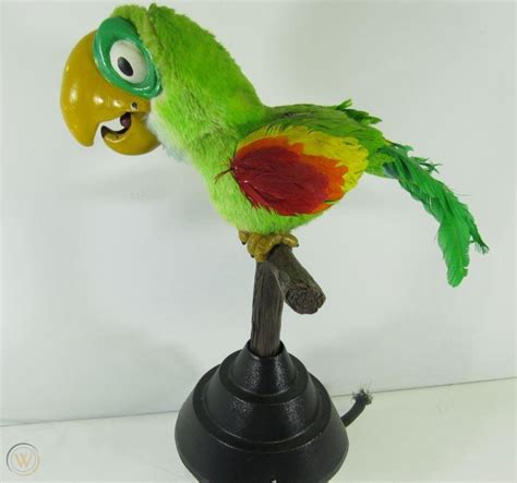 Vintage Animated Chuck E Cheese Parrot Stage Prop 1831620878